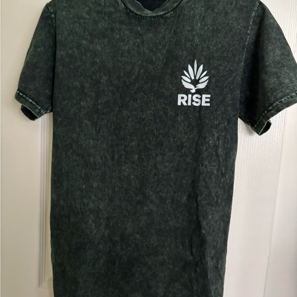 RISE Dispensaries Acid Wash Green Men's Shirt